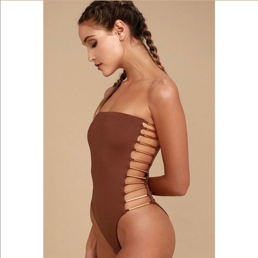 Blue life one piece swimsuit